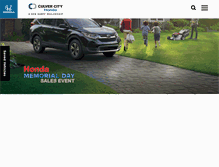 Tablet Screenshot of culvercityhonda.com